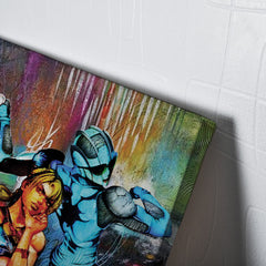 Trippy Jolyne Cujoh Stone Ocean Jojo's Bizarre Adventure Canvas Print Wall Art - Kurodrip