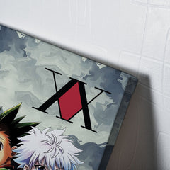 Trippy Power Duo Gon & Killua Hunter X Hunter Canvas Print Wall Art - Kurodrip