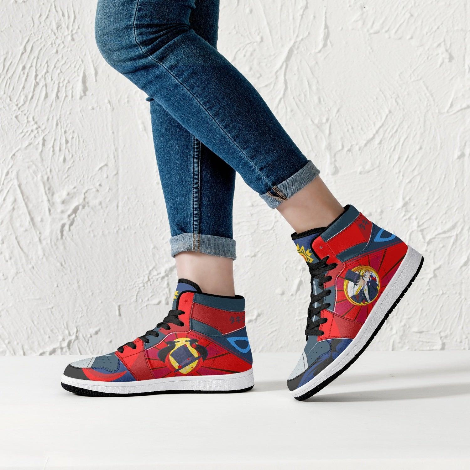 Tuxedo Mask Sailor Moon Crystal Mid 1 Basketball Shoes