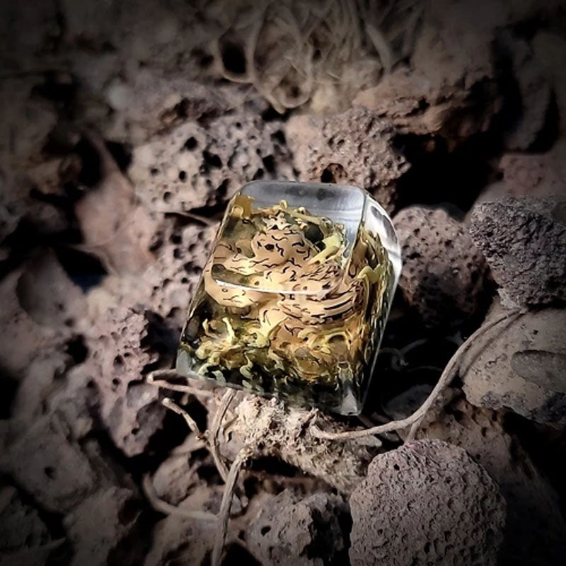 Kurodrip "Yellow Fire Dragon" Naruto Resin Keycap