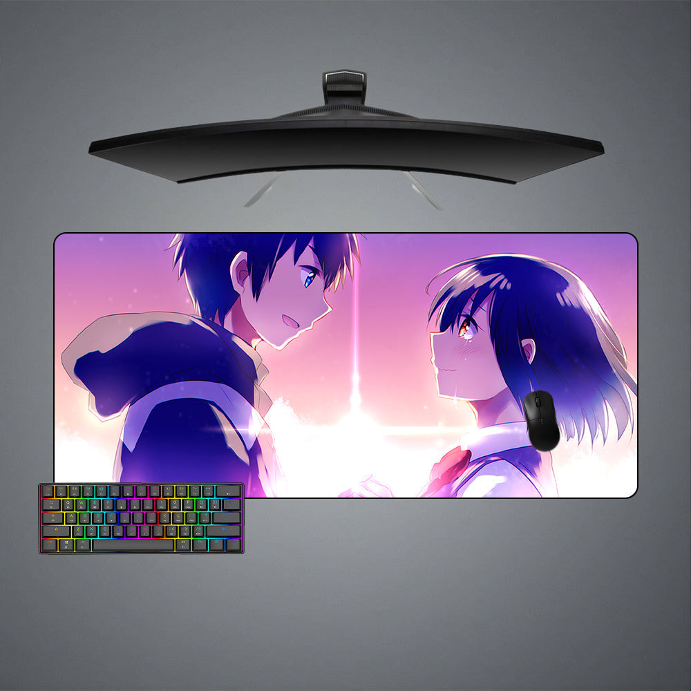 Your Name Anime Together Size Gaming Mouse Pad,