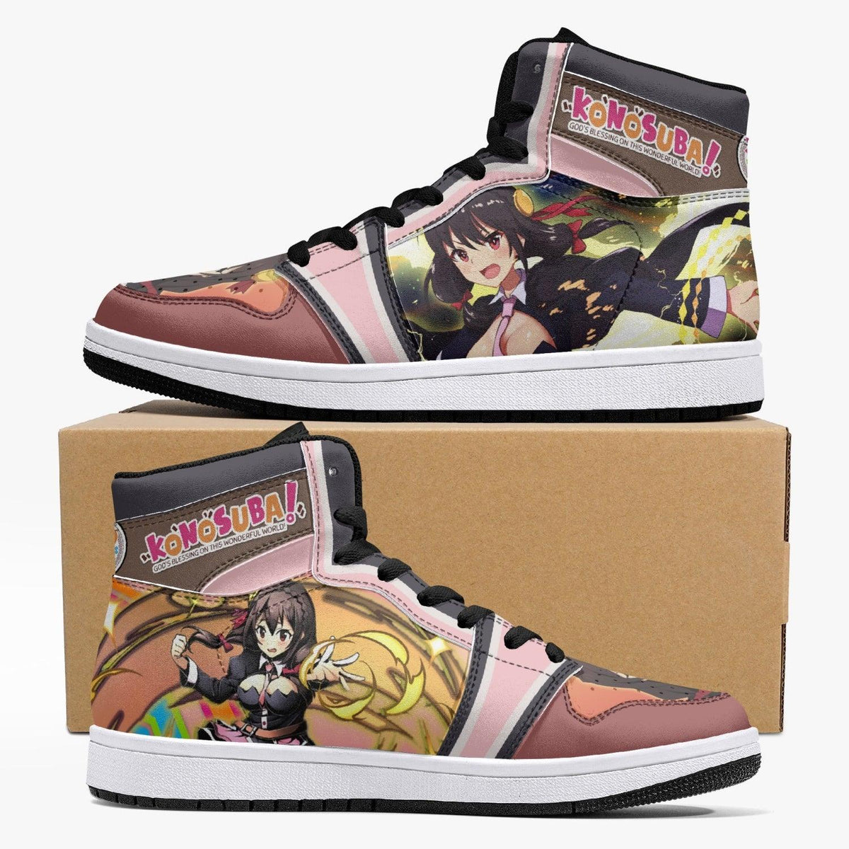 Yunyun Konosuba Mid 1 Basketball Shoes