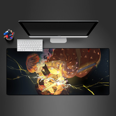 Zenitsu Lightning Size Gaming Mouse Pad - Kurodrip